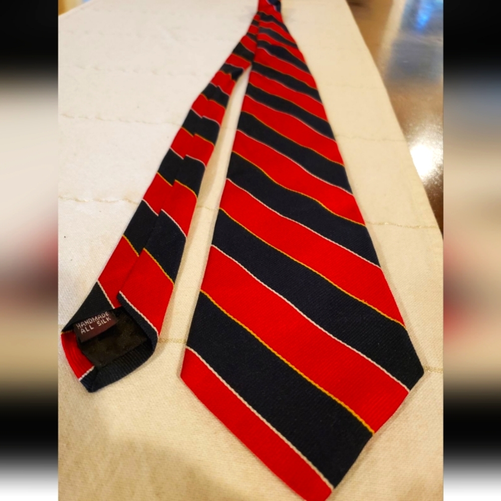 90s Vintage Asford and Brooks Silk Tie